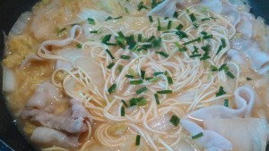 とんこつ味噌豚ラーメンなべ